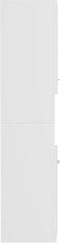 vidaXL - Badkamerkast - 30x30x130 - cm - spaanplaat - wit