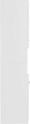 vidaXL - Badkamerkast - 30x30x130 - cm - spaanplaat - wit