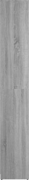 vidaXL - Badkamerkast - 30x30x183,5 - cm - bewerkt - hout - grijs - sonoma - eiken