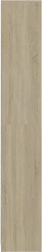 vidaXL - Badkamerkast - 30x30x183,5 - cm - bewerkt - hout - sonoma - eikenkleurig