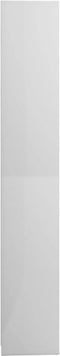 vidaXL - Badkamerkast - 30x30x183,5 - cm - spaanplaat - hoogglans - wit