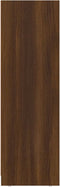 vidaXL - Badkamerkast - 30x30x95 - cm - bewerkt - hout - bruin - eikenkleur