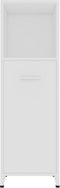 vidaXL - Badkamerkast - 30x30x95 - cm - bewerkt - hout - wit