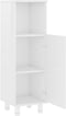 vidaXL - Badkamerkast - 30x30x95 - cm - spaanplaat - hoogglans - wit