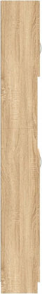 vidaXL - Badkamerkast - 32x25,5x190 - cm - bewerkt - hout - sonoma - eikenkleurig