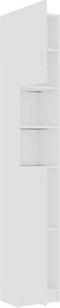 vidaXL - Badkamerkast - 32x25,5x190 - cm - bewerkt - hout - wit