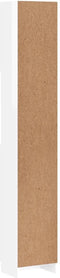 vidaXL - Badkamerkast - 32x25,5x190 - cm - spaanplaat - hoogglans - wit