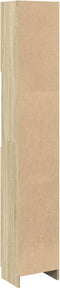 vidaXL - Badkamerkast - 32x25,5x190 - cm - spaanplaat - sonoma - eikenkleurig
