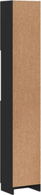 vidaXL - Badkamerkast - 32x25,5x190 - cm - spaanplaat - zwart