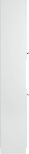 vidaXL - Badkamerkast - 32x34x188,5 - cm - bewerkt - hout - wit