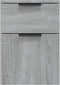 vidaXL - Badkamerkast - 32x34x90 - cm - bewerkt - hout - grijs - sonoma - eikenkleurig