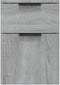 vidaXL - Badkamerkast - 32x34x90 - cm - bewerkt - hout - grijs - sonoma - eikenkleurig