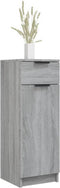 vidaXL - Badkamerkast - 32x34x90 - cm - bewerkt - hout - grijs - sonoma - eikenkleurig