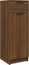 vidaXL - Badkamerkast - 32x34x90 - cm - bewerkt - hout - bruineikenkleurig