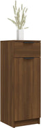 vidaXL - Badkamerkast - 32x34x90 - cm - bewerkt - hout - bruineikenkleurig