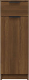 vidaXL - Badkamerkast - 32x34x90 - cm - bewerkt - hout - bruineikenkleurig