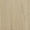 vidaXL - Badkamerkast - 33x33x185,5 - cm - bewerkt - hout - sonoma - eikenkleurig