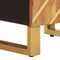 vidaXL - Badkamerkast - 38x33,5x58 - cm - massief - mangohout - bruin - en - zwart