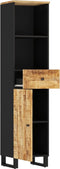 vidaXL - Badkamerkast - 38x33x160 - cm - massief - mangohout