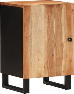 vidaXL - Badkamerkast - 38x33x58 - cm - massief - acaciahout