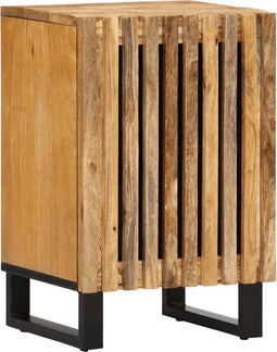 vidaXL - Badkamerkast - 38x34x58 - cm - massief - ruw - mangohout