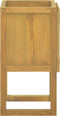 vidaXL - Badkamerkast - 45x45x75 - cm - massief - teakhout