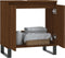 vidaXL - Badkamerkast - 58x33x60 - cm - bewerkt - hout - bruin - eikenkleur