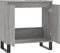 vidaXL - Badkamerkast - 58x33x60 - cm - bewerkt - hout - grijs - sonoma - eikenkleurig