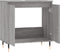 vidaXL - Badkamerkast - 58x33x60 - cm - bewerkt - hout - grijs - sonoma - eikenkleurig
