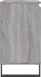 vidaXL - Badkamerkast - 58x33x60 - cm - bewerkt - hout - grijs - sonoma - eikenkleurig