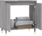 vidaXL - Badkamerkast - 58x33x60 - cm - bewerkt - hout - grijs - sonoma - eikenkleurig