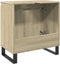 vidaXL - Badkamerkast - 58x33x60 - cm - bewerkt - hout - sonoma - eikenkleurig
