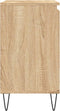 vidaXL - Badkamerkast - 58x33x60 - cm - bewerkt - hout - sonoma - eikenkleurig