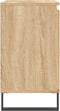 vidaXL - Badkamerkast - 58x33x60 - cm - bewerkt - hout - sonoma - eikenkleurig