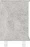 vidaXL - Badkamerkast - 60x32x53,5 - cm - bewerkt - hout - betongrijs
