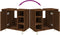 vidaXL - Badkamerkast - 60x32x53,5 - cm - bewerkt - hout - bruin - eikenkleur