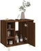 vidaXL - Badkamerkast - 60x32x53,5 - cm - bewerkt - hout - bruin - eikenkleur