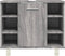 vidaXL - Badkamerkast - 60x32x53,5 - cm - bewerkt - hout - grijs - sonoma - eikenkleur