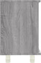 vidaXL - Badkamerkast - 60x32x53,5 - cm - bewerkt - hout - grijs - sonoma - eikenkleur