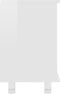 vidaXL - Badkamerkast - 60x32x53,5 - cm - spaanplaat - hoogglans - wit
