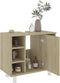 vidaXL - Badkamerkast - 60x32x53,5 - cm - spaanplaat - sonoma - eikenkleurig
