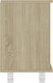 vidaXL - Badkamerkast - 60x32x53,5 - cm - spaanplaat - sonoma - eikenkleurig