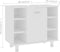 vidaXL - Badkamerkast - 60x32x53,5 - cm - spaanplaat - wit