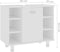 vidaXL - Badkamerkast - 60x32x53,5 - cm - spaanplaat - wit