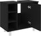 vidaXL - Badkamerkast - 60x32x53,5 - cm - spaanplaat - zwart