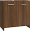 vidaXL - Badkamerkast - 60x33x60 - cm - bewerkt - hout - bruin - eikenkleur