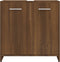 vidaXL - Badkamerkast - 60x33x60 - cm - bewerkt - hout - bruin - eikenkleur