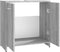 vidaXL - Badkamerkast - 60x33x60 - cm - bewerkt - hout - grijs - sonoma - eikenkleurig
