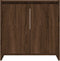 vidaXL - Badkamerkast - 60x33x61 - cm - bewerkt - hout - bruin - eikenkleur