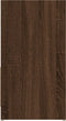 vidaXL - Badkamerkast - 60x33x61 - cm - bewerkt - hout - bruin - eikenkleur